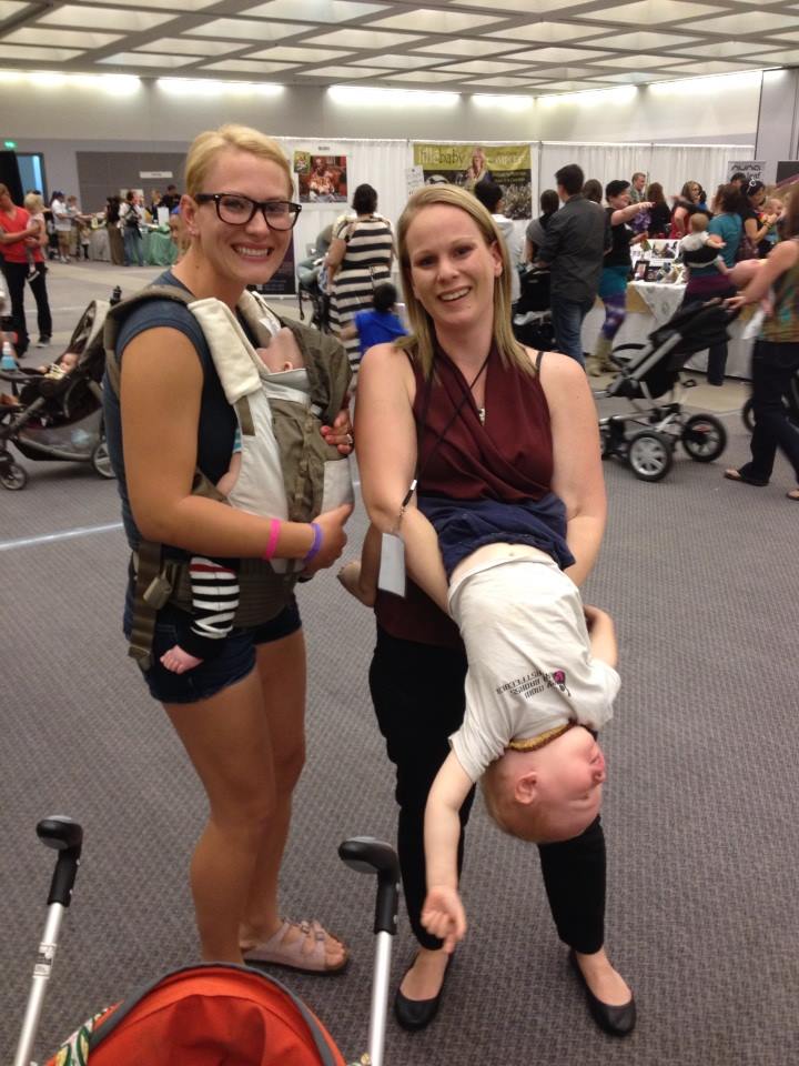 Abby Theuring, The Badass Breastfeeder, at MommyCon. 