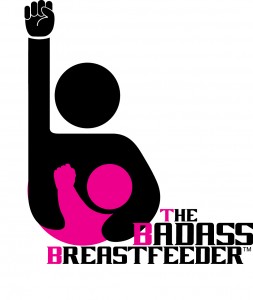 Badass Breastfeeder logo-OUTLINES