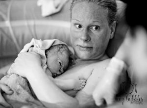 Abby Theuring, The Badass Breastfeeder, after homebirth