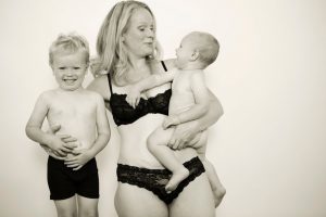 Abby Theuring, The Badass Breastfeeder with sons.