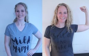 abby theuring, the badass breastfeeder wearing boob and baby