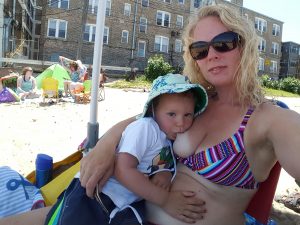 Abby Theuring, The Badass Breastfeeder, nursing in public