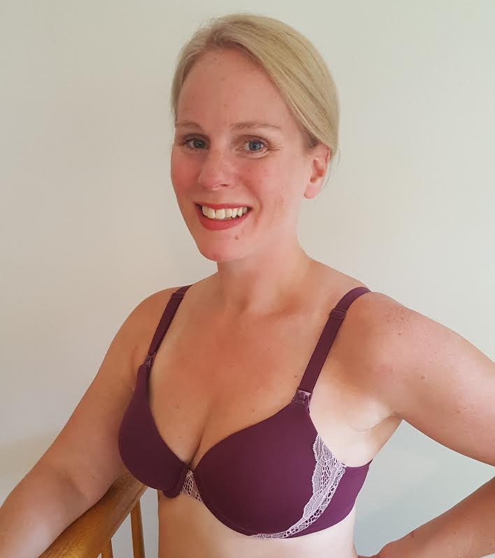 Abby Theuring, The Badass Breastfeeder, in Bravado designs Belle nursing bra