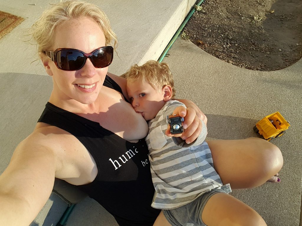 Abby Theuring, The Badass Breastfeeder, breastfeeding through separation anxiety.