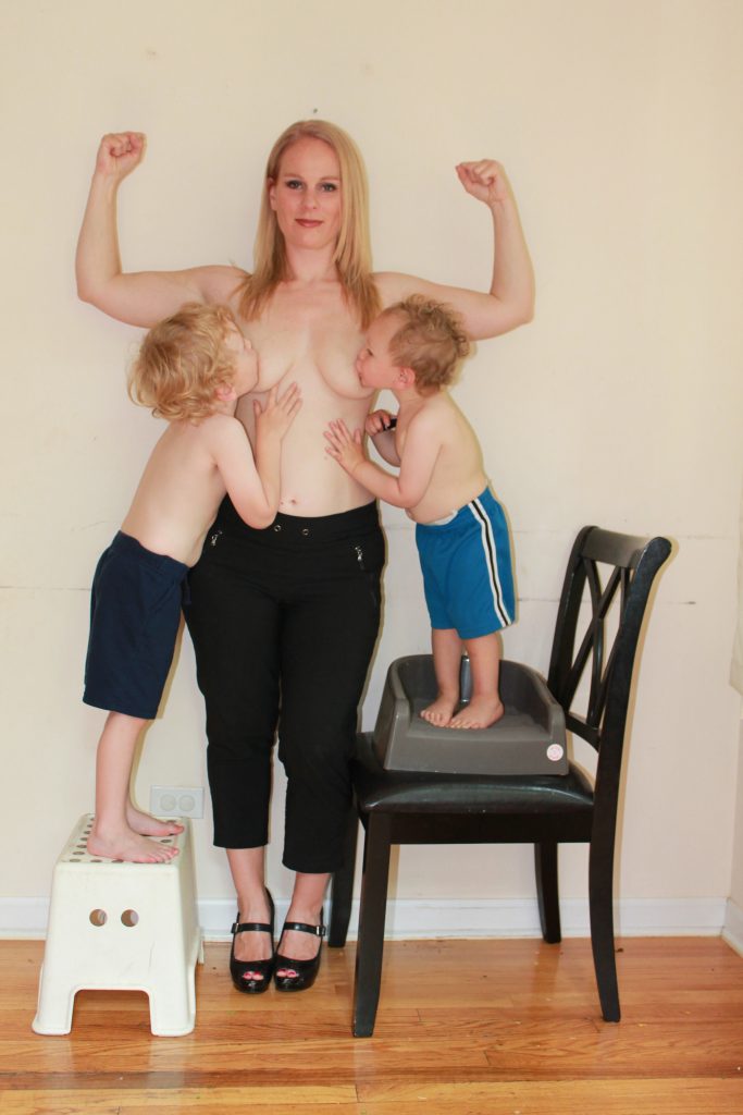Abby Theuring. The Badass Breastfeeder, tandem nursing, tandem breastfeeding. 
