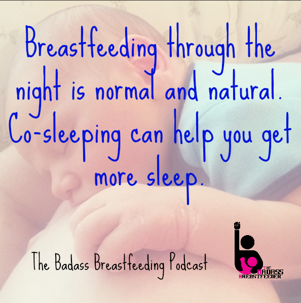 Abby Theuring, The Badass Breastfeeder, breastfeeding through the night
