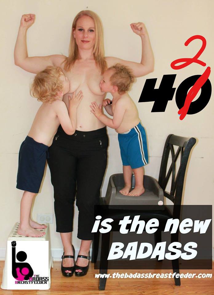 Abby Theuring, The Badass Breastfeeder, tandem breastfeeding