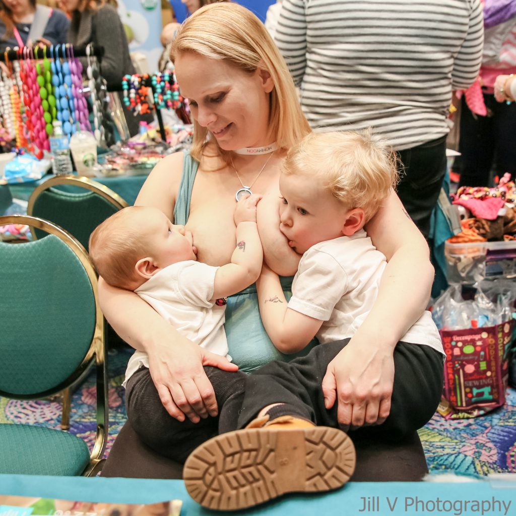 Abby Theuring, The Badass Breastfeeder, tandem nursing, nursing in public.