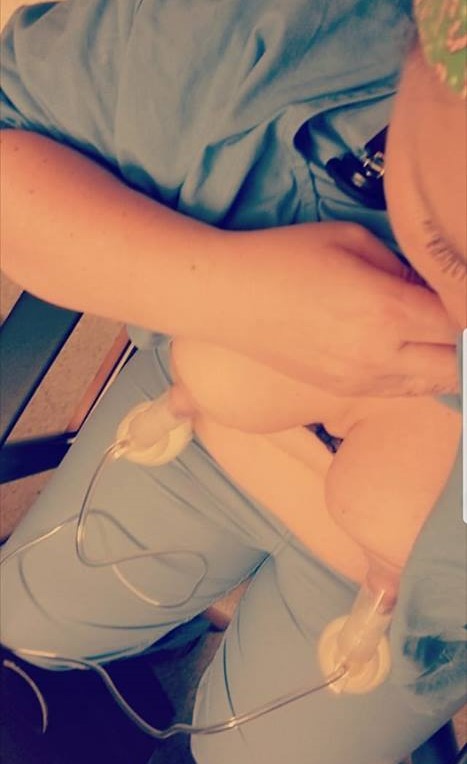 tracee janelle chanley, pumping at work, breastfeeding