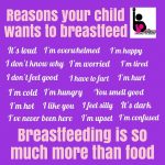 Reasons Your Child Wants To Breastfeed