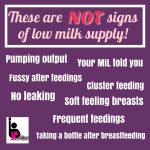These Are NOT Signs Of Low Milk Supply